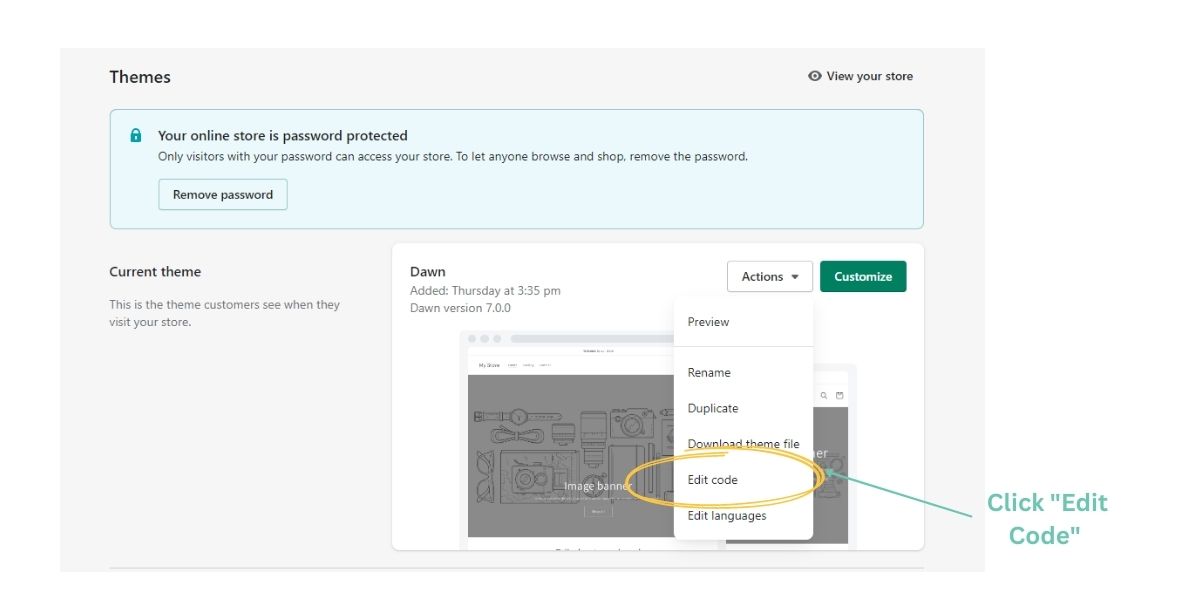 Google Search Console - Edit Code