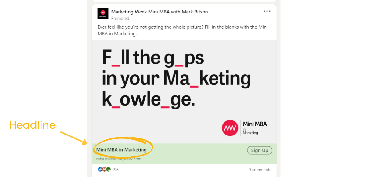 Post headline test