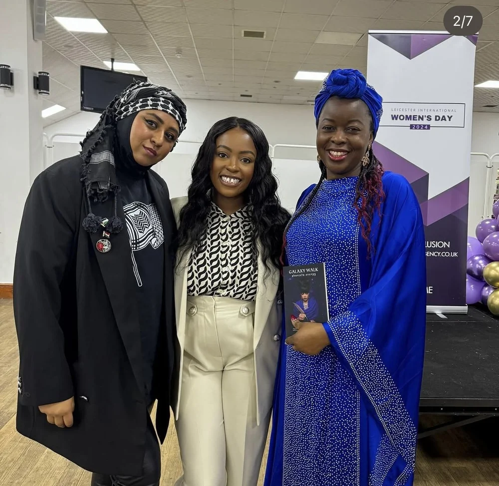 Korrine Sky with guests at Leicester International Women's Day 2024