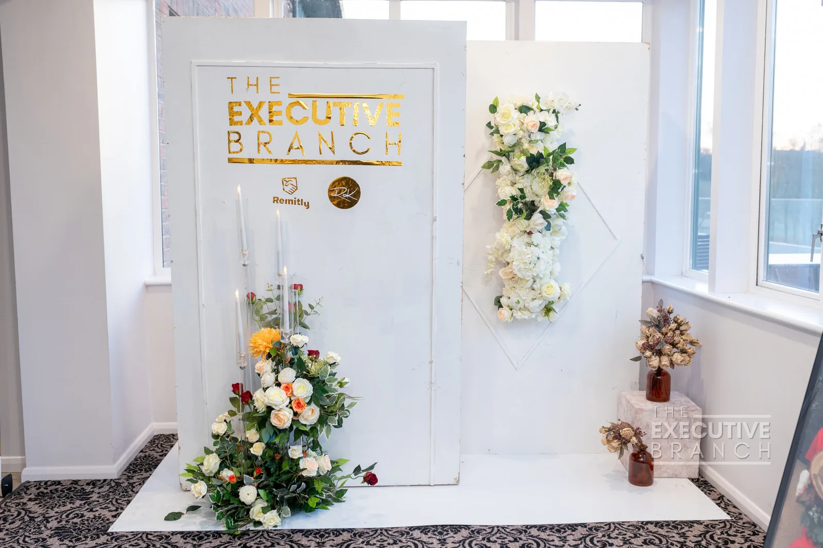 The Executive Branch backdrop at the Executive Brunch