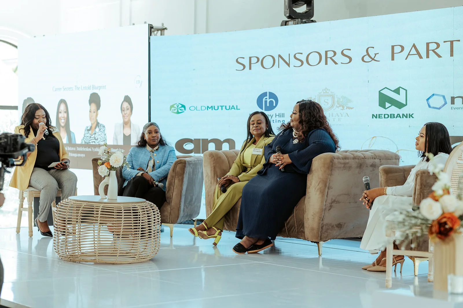 Panel of women speaking at the first Executive Branch Zimbabwe edition in Harare