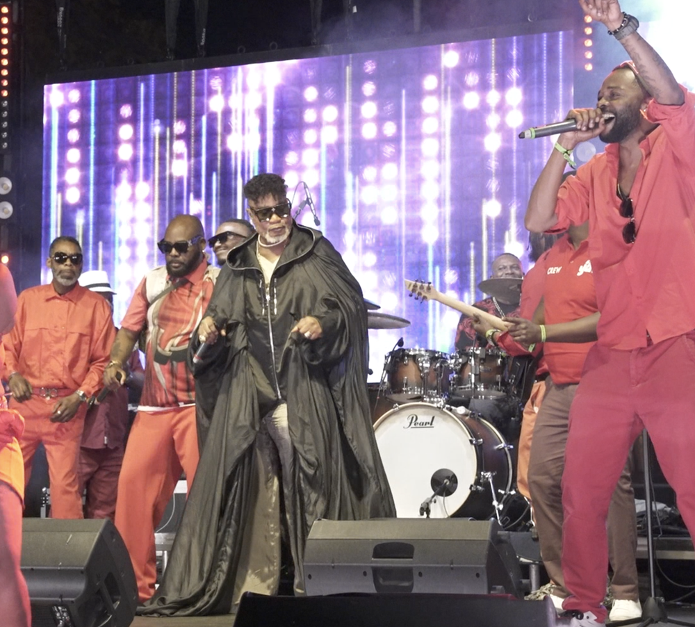 Main stage performance at Africa Music Festival, Leicester