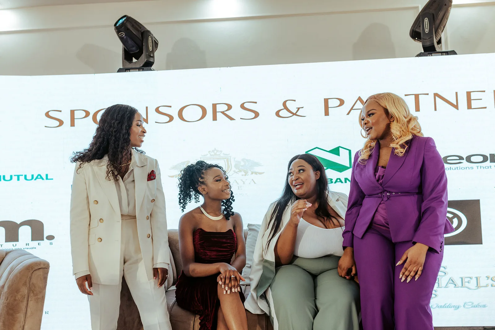Sponsor branded panel backdrop at Executive Branch Zimbabwe