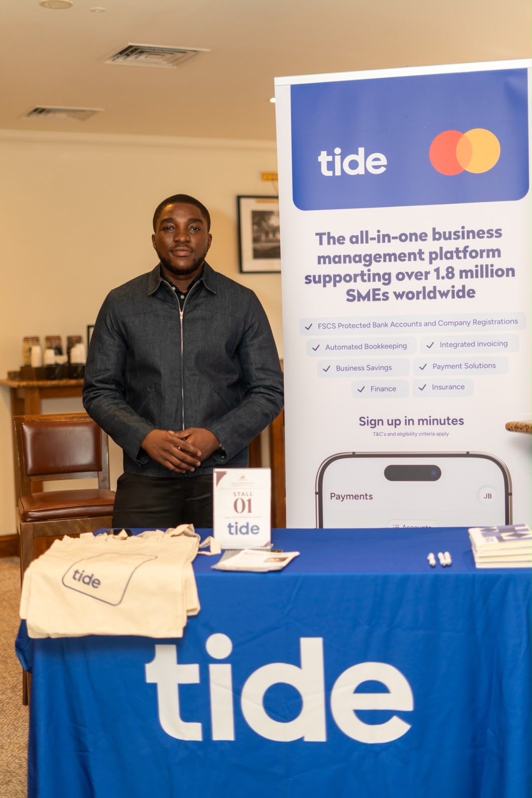 The Tide stand at the LEGACY conference